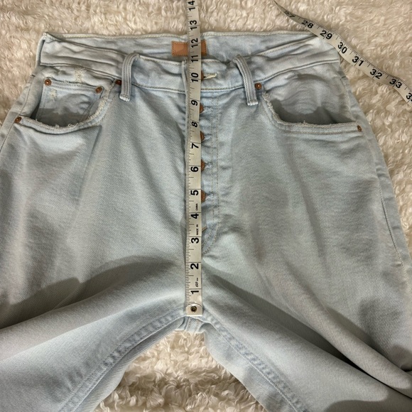 MOTHER The Pixie Tomcat Ankle Jeans in Pina Colada Size 26 - Picture 7 of 13